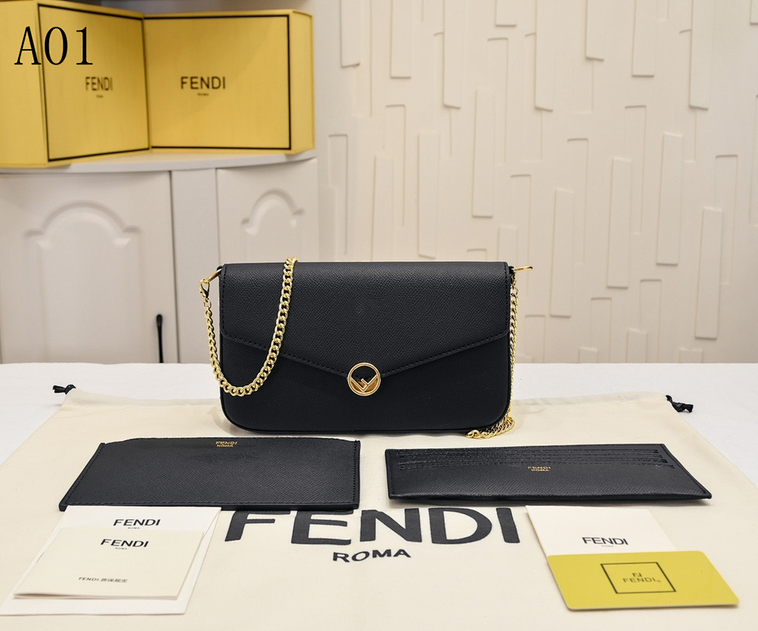 FENDII - Baguette Mini Crossbody Bag #2266 1 FENDI – Baguette Mini Crossbody Bag #2266