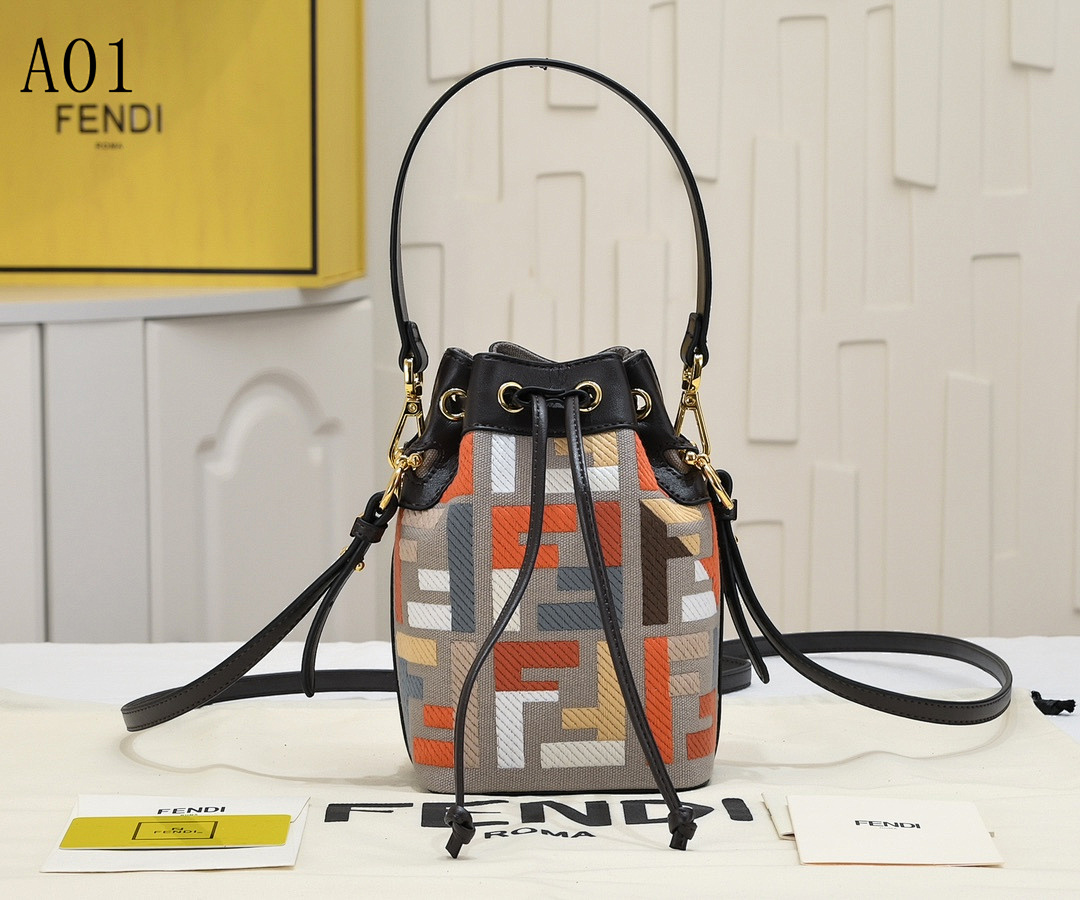 FENDI A01 Mini Bucket Bag #2387