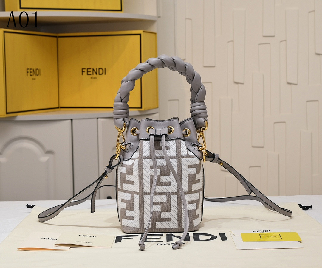 FENDI + Model A01 + Baguette Bucket Bag #2485