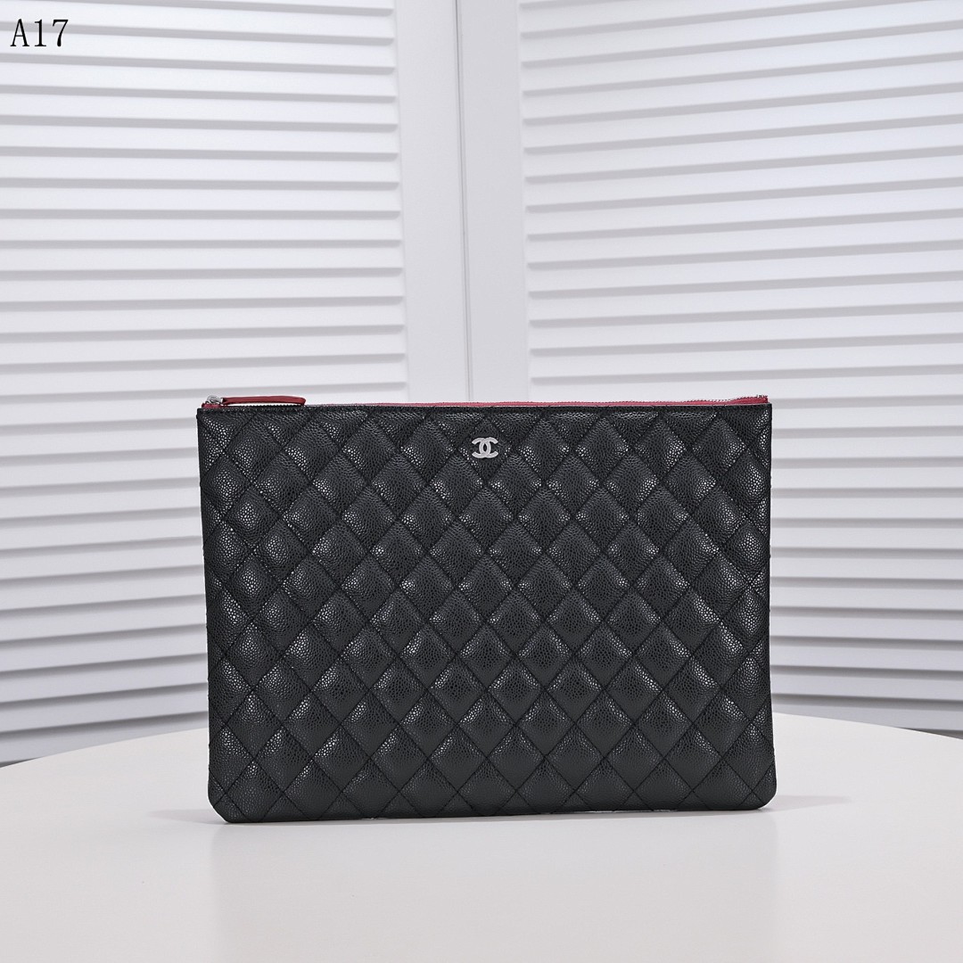 Chan3l Classic Quilted Cosmetic Pouch #3022