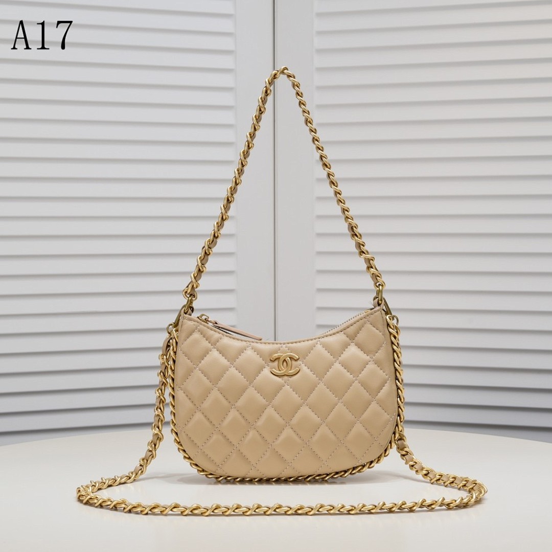 Chan3l A17 Quilted Leather Shoulder Bag #2755 1 Chan3l A17 Quilted Leather Shoulder Bag #2755