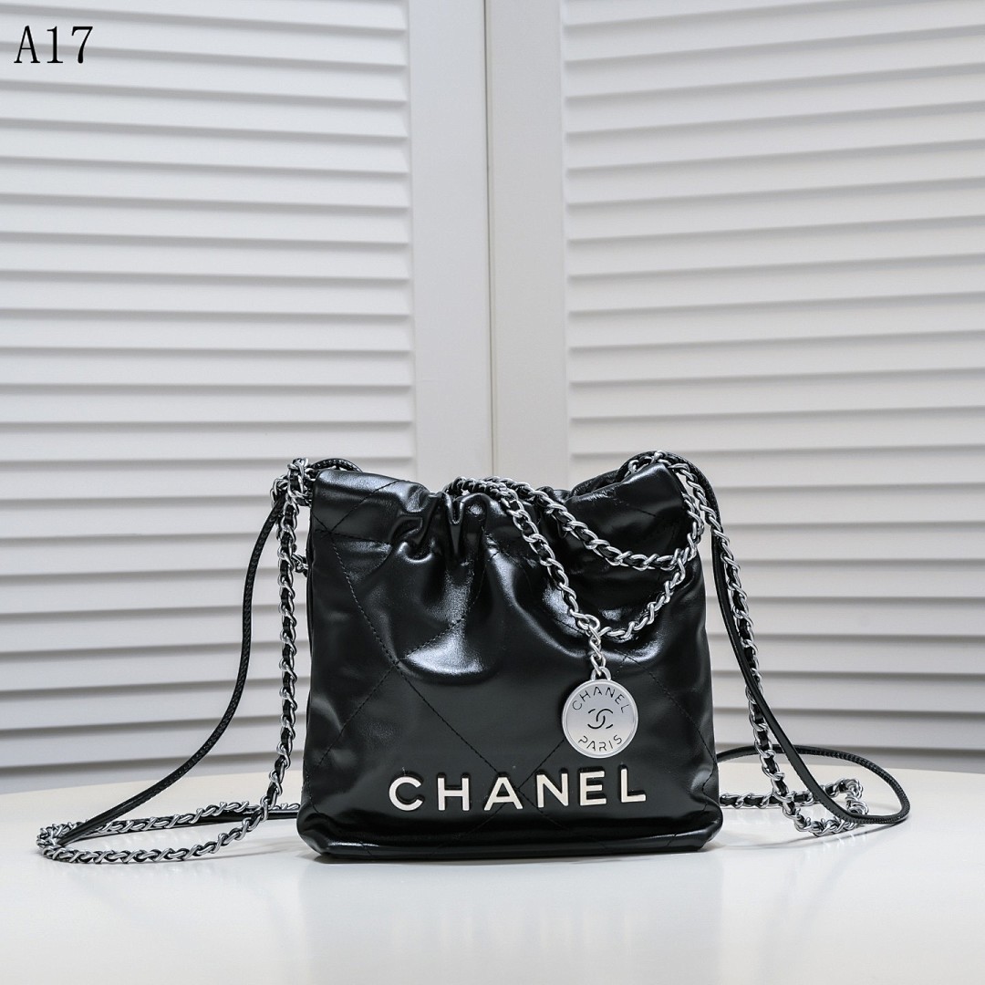 Chan3l A17 Quilted Drawstring Shoulder Bag #2644 1 Chan3l A17 Quilted Drawstring Shoulder Bag #2644
