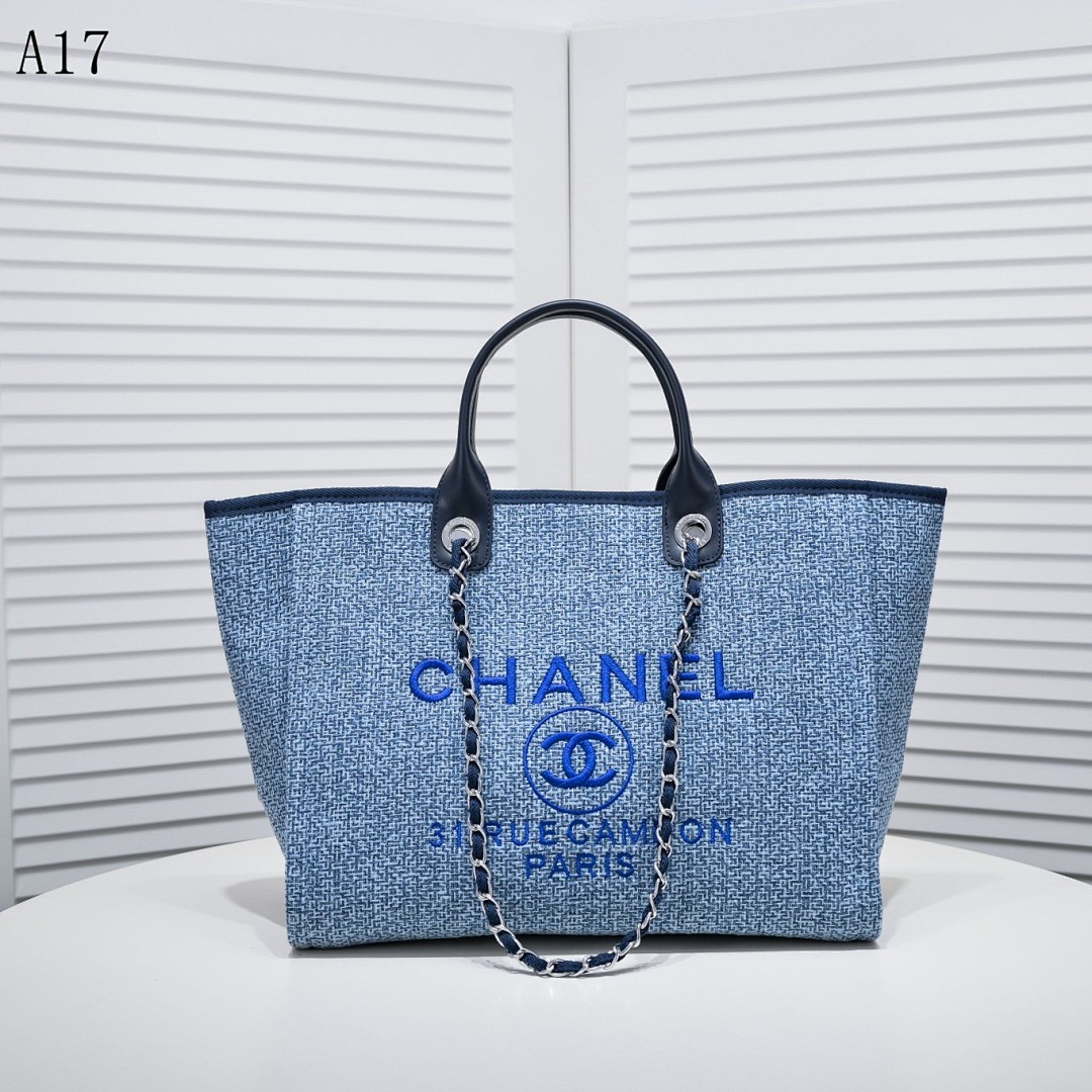 Chan3l 2023 Limited Edition Blue Tote Bag #2928