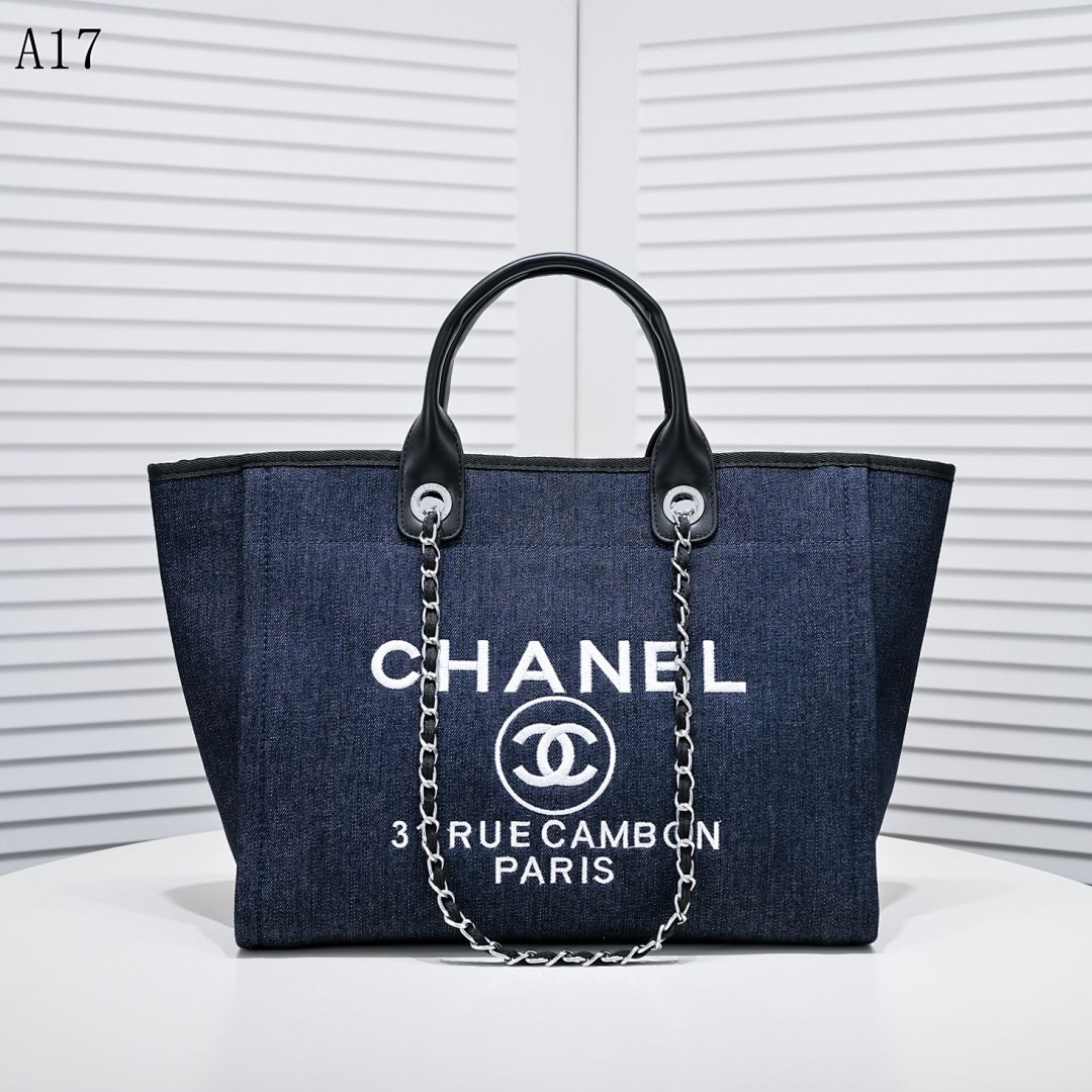 Chan3l Denim Tote Bag #2918 1 Chan3l Denim Tote Bag #2918