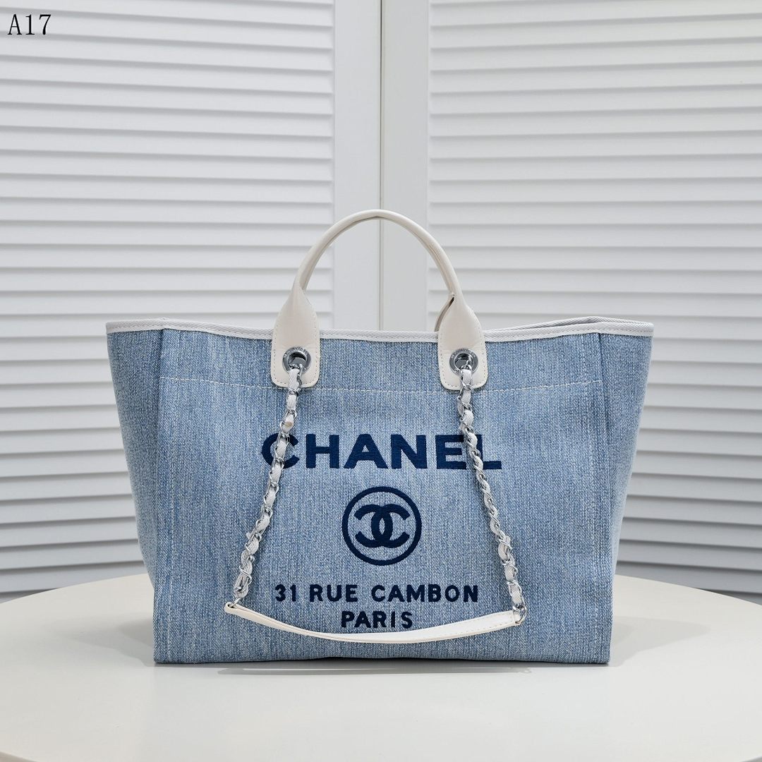 Chan3l Denim Tote Bag #2783