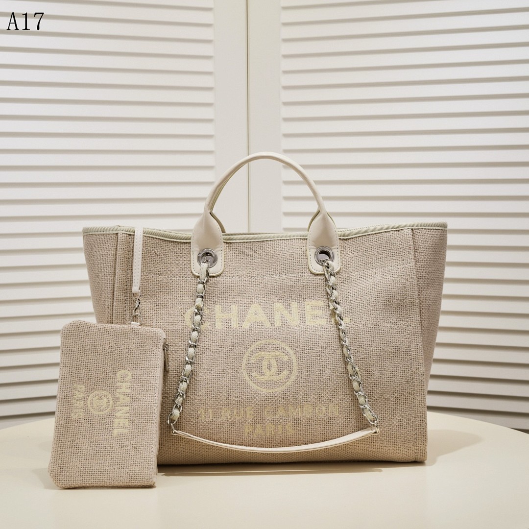 Chan3l Deauville Tote Bag #2992
