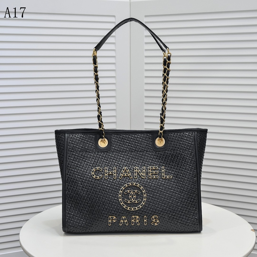 Chan3l A17 Woven Tote Bag #2668