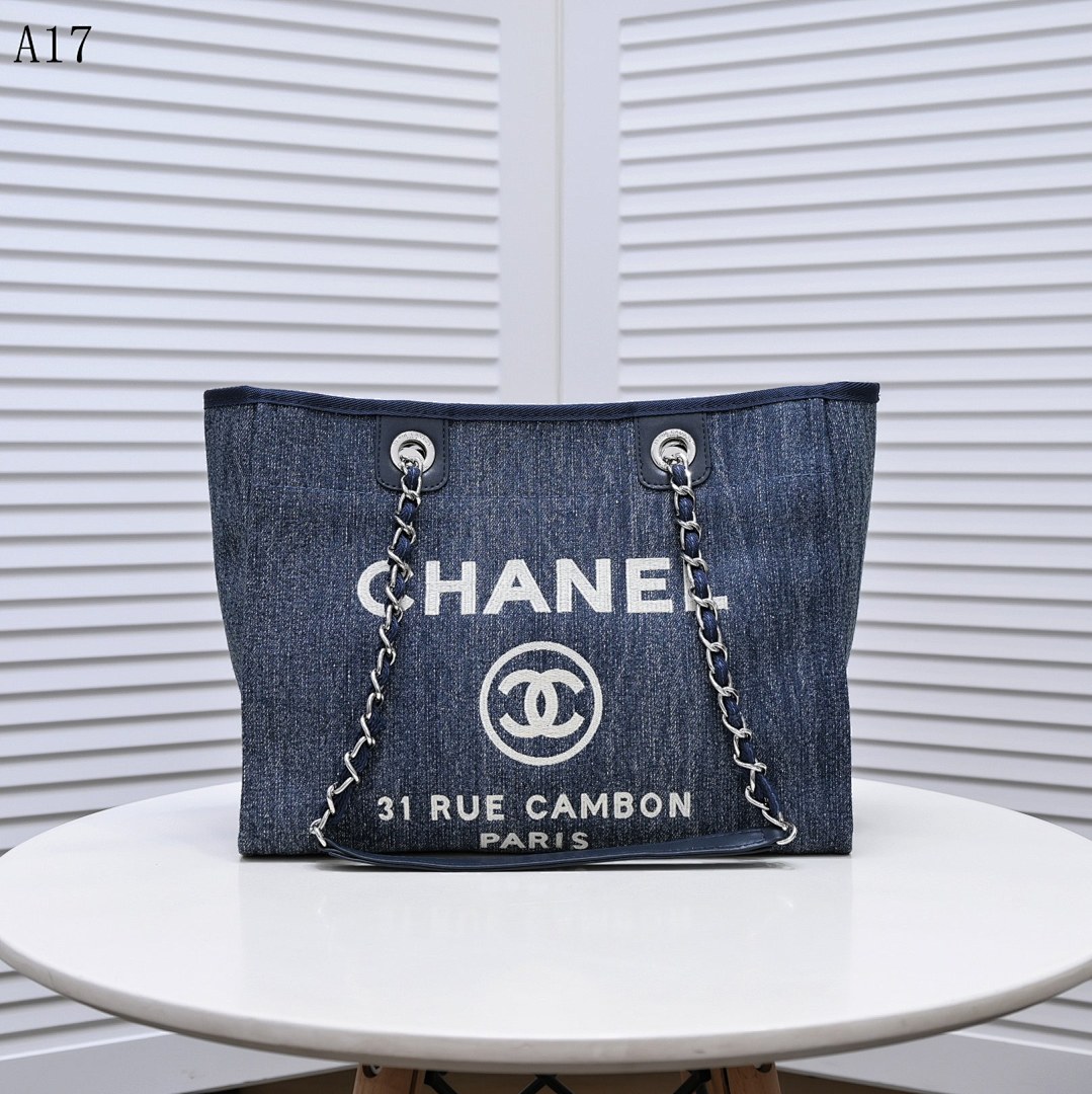 Chan3l Denim Tote Bag #2757