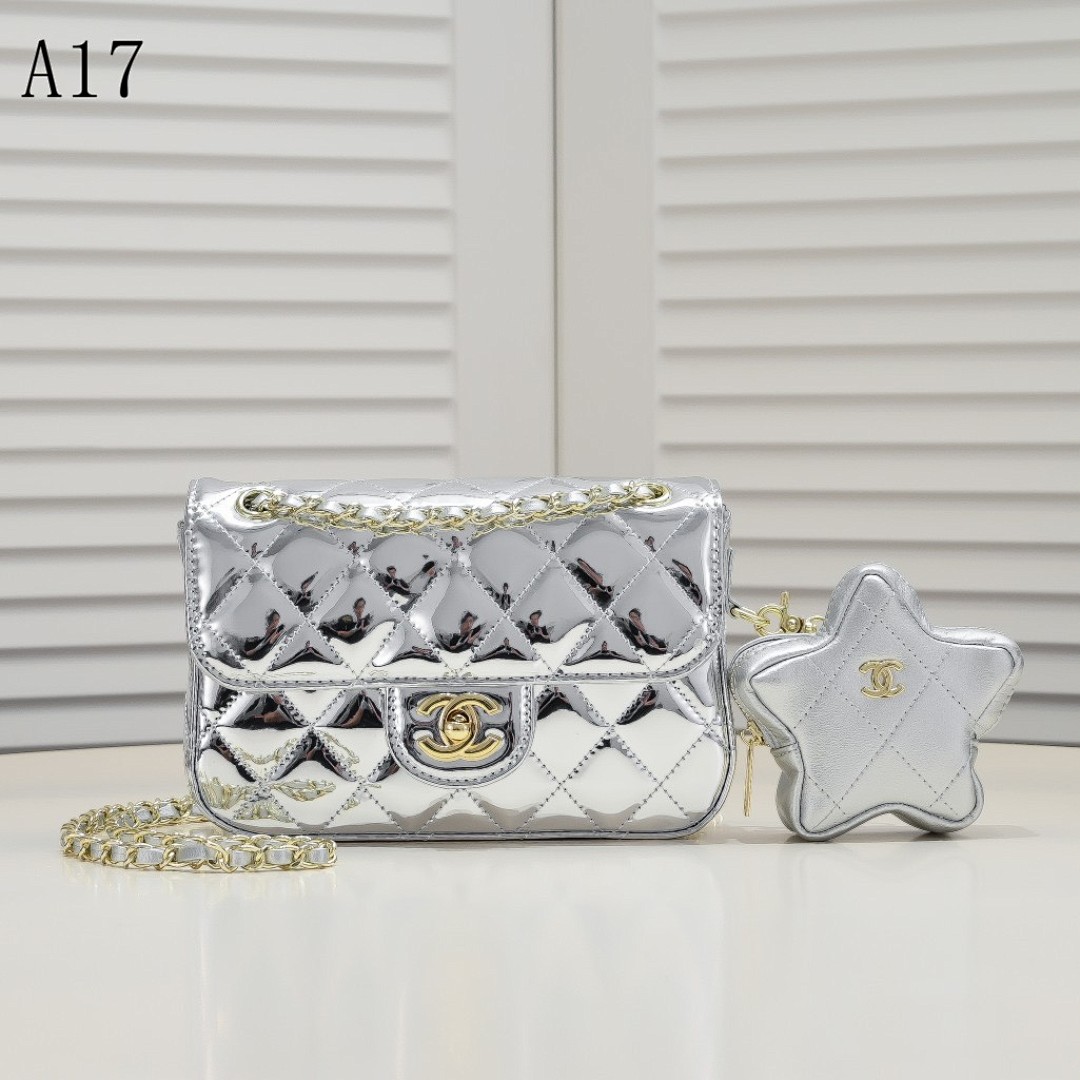 Chan3l Classic Flap Bag with Star Charm #2650