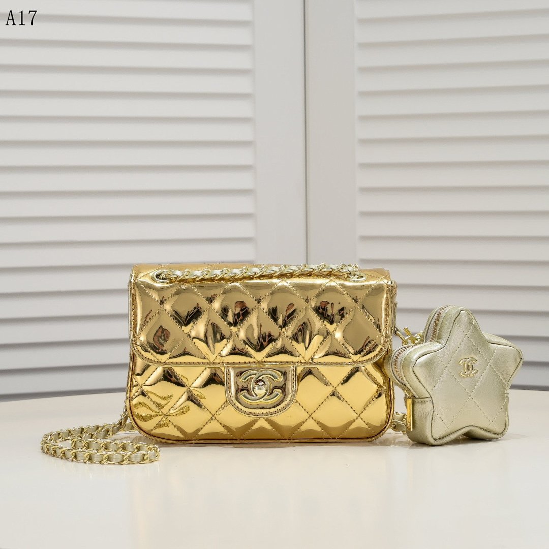 Chan3l Classic Flap Bag with Star Charm #2979