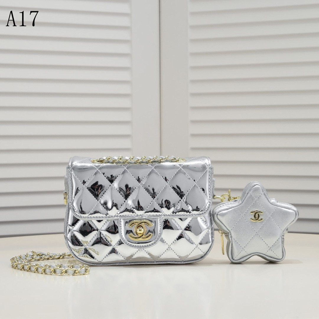 Chan3l Classic Flap Bag with Star Charm #2937