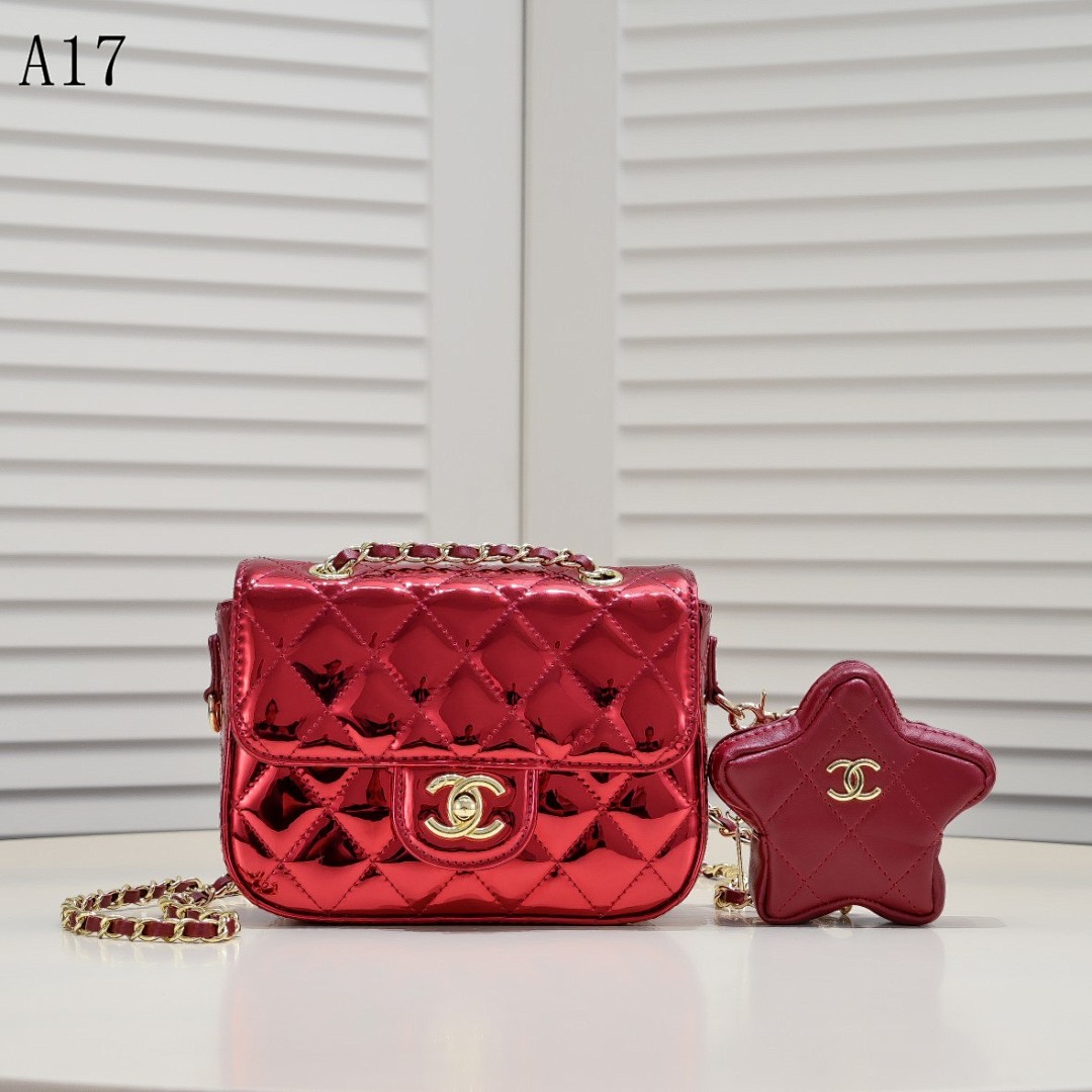Chan3l Classic Quilted Mini Flap Bag with Star Charm #2935