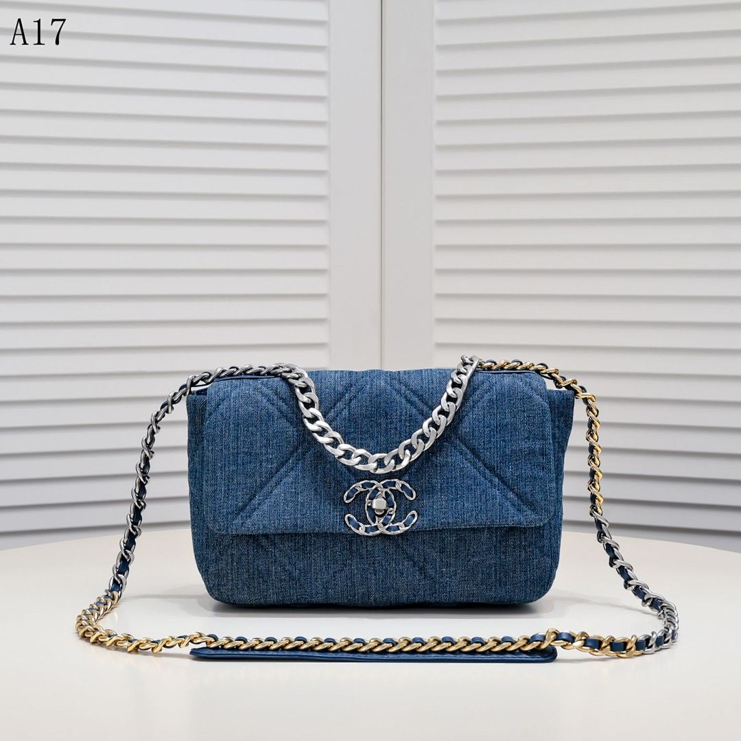 Chan3l Classic Denim Flap Bag #2984