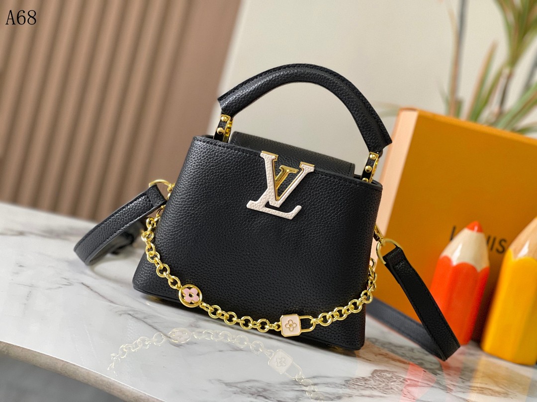 LVutton + A68 + Capucines Mini Bag #4879