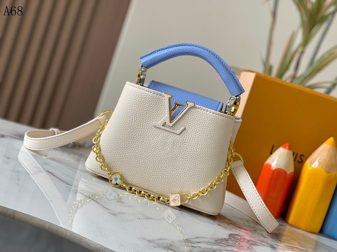 LVutton + A68 + Capucines Mini Bag #4073