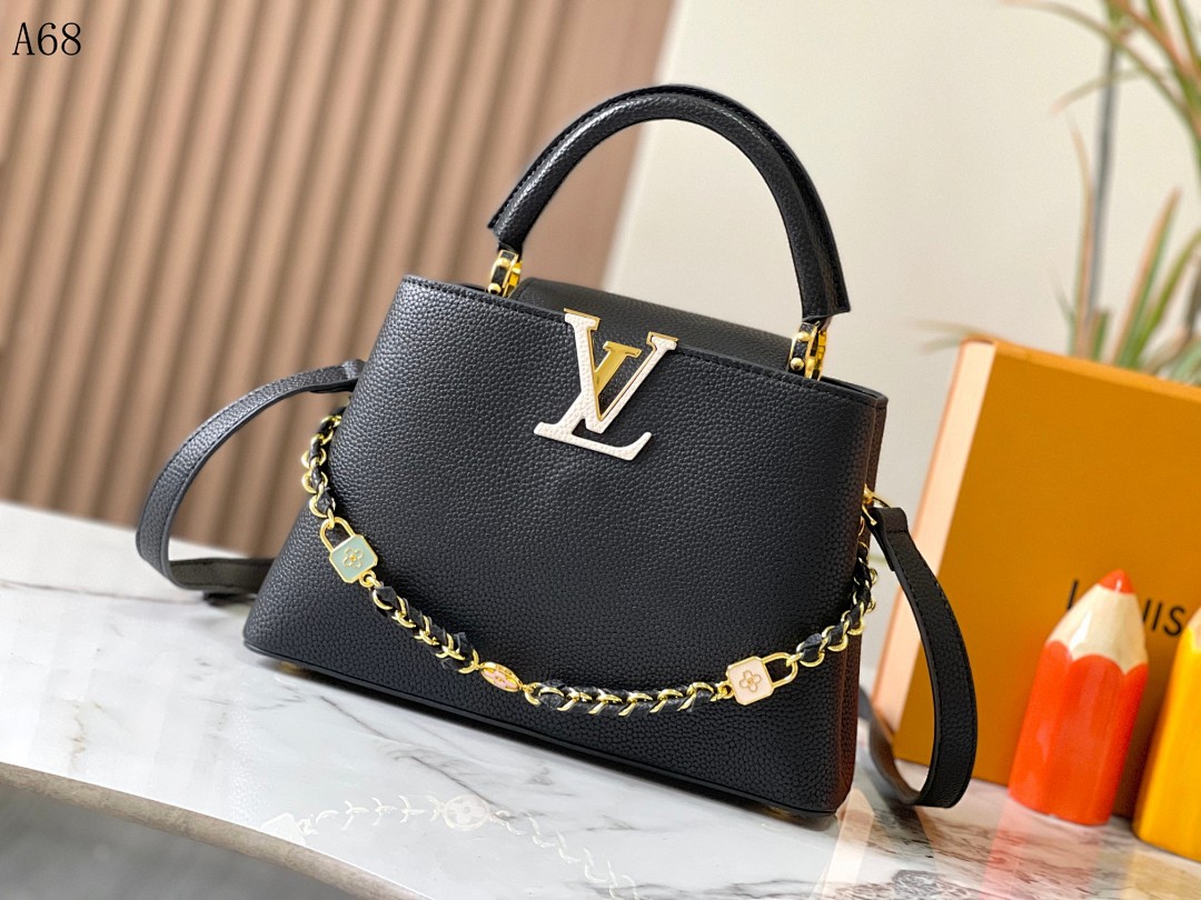 LVutton + A68 + Capucines Mini Bag #3974