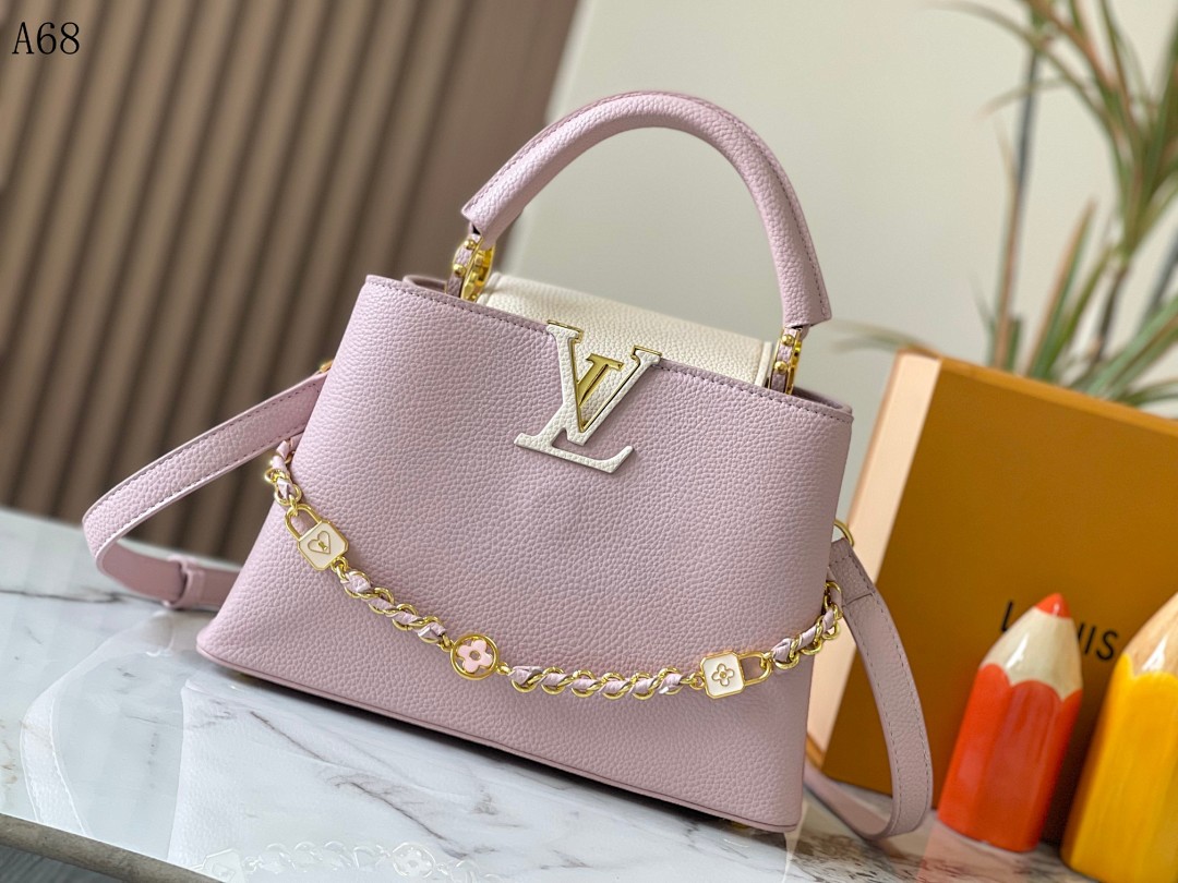LVutton A68 Capucines MM Bag #4323 1 LVutton A68 Capucines MM Bag #4323