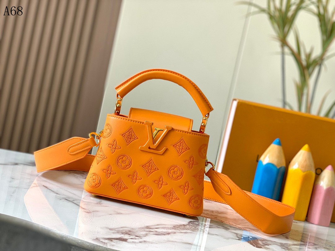 LVutton A68 Capucines Bag #4453 1 LVutton A68 Capucines Bag #4453