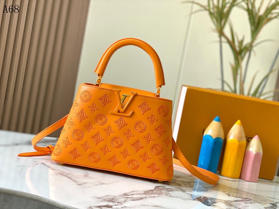 LVutton + A68 + Capucines Mini Bag #4428