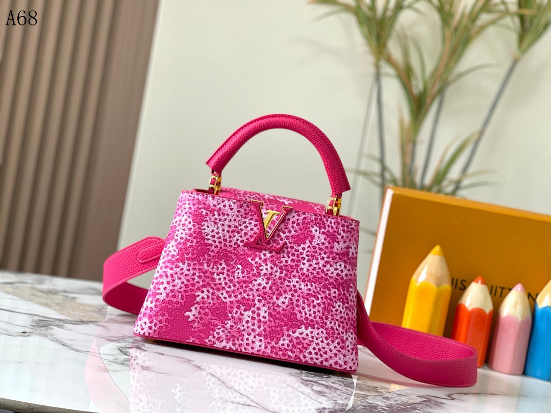 LVutton + A68 + Capucines Mini Bag #4811
