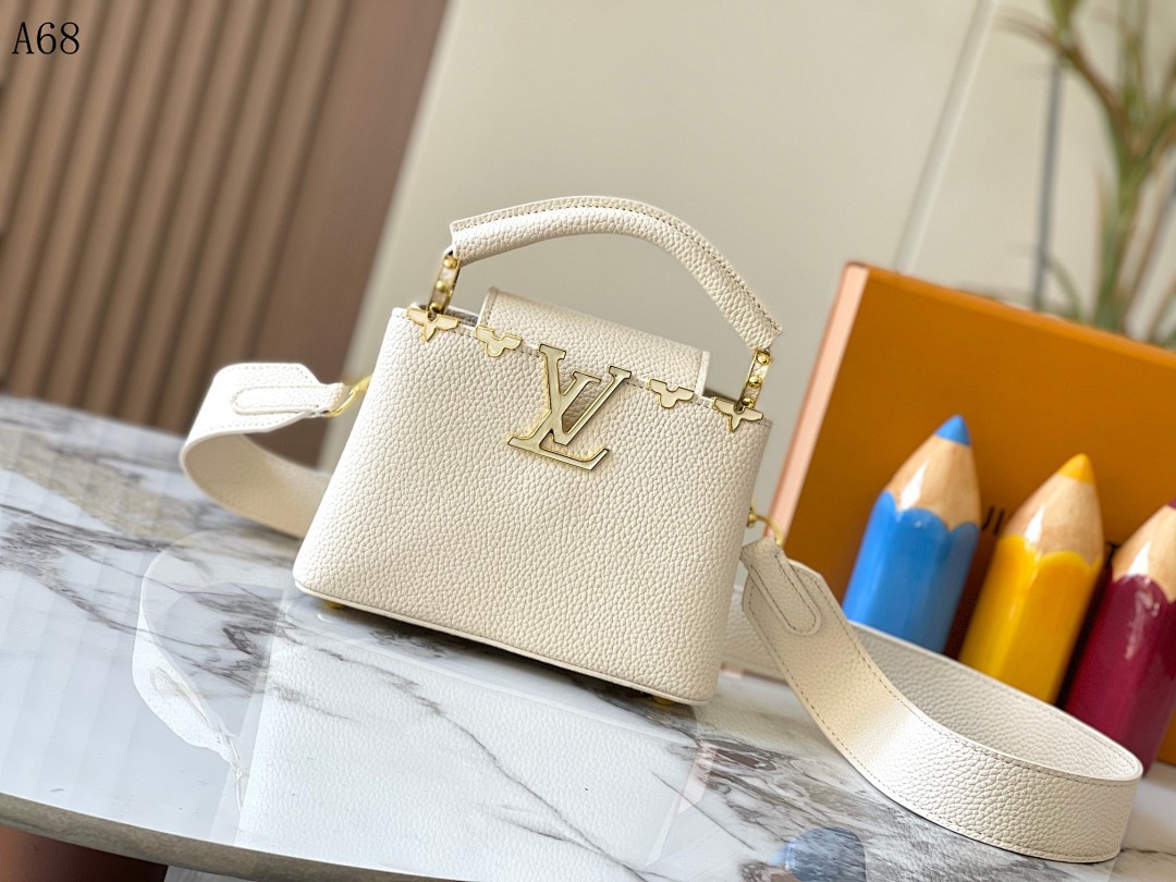 LVutton + A68 + Capucines Mini Bag #4075