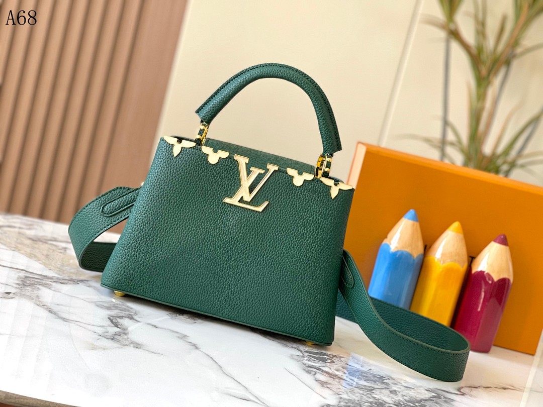 LVutton + A68 + Capucines Mini Bag #3841 1 LVutton + A68 + Capucines Mini Bag #3841
