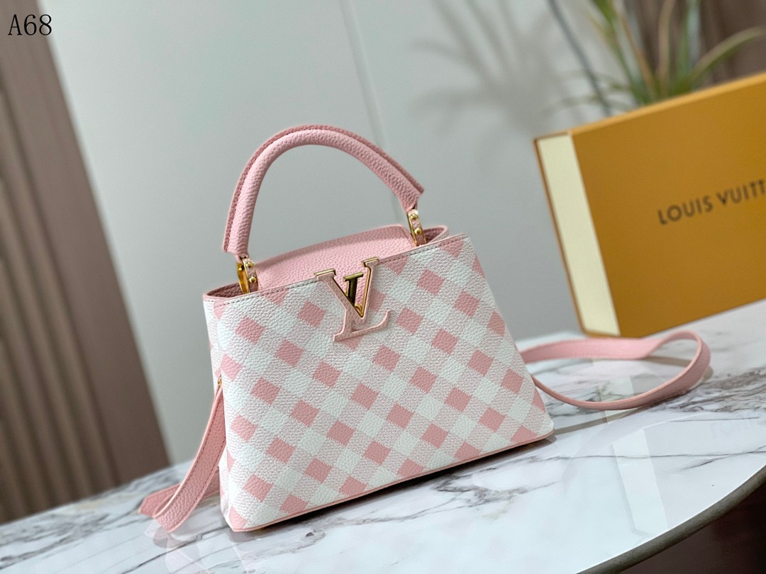 LVutton A68 Damier Azur Bag #4483 1 LVutton A68 Damier Azur Bag #4483