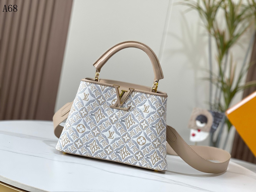 LVutton A68 Capucines Bag #3571 1 LVutton A68 Capucines Bag #3571