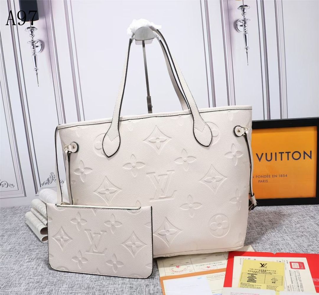 LVutton A97 Neverfull Tote #3942 1 LVutton A97 Neverfull Tote #3942
