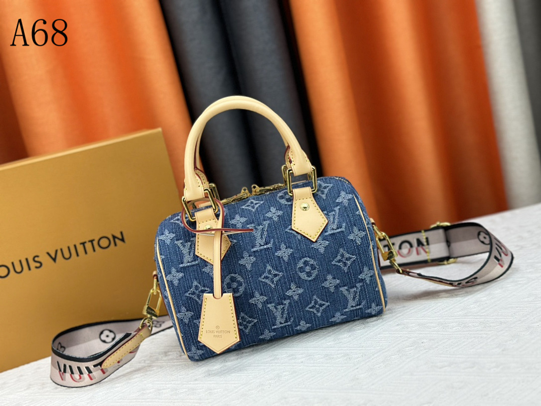 LVutton A68 Denim Mini Bag #3766