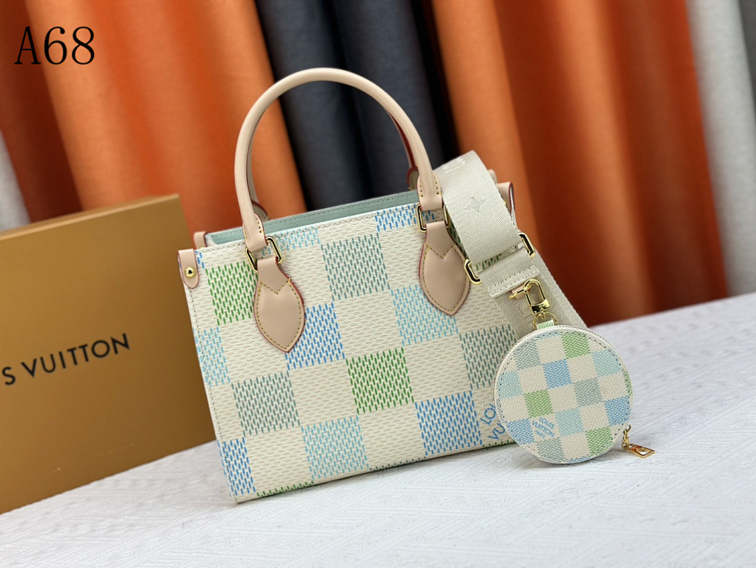 LVutton A68 Damier Azur Bag #4469 1 LVutton A68 Damier Azur Bag #4469