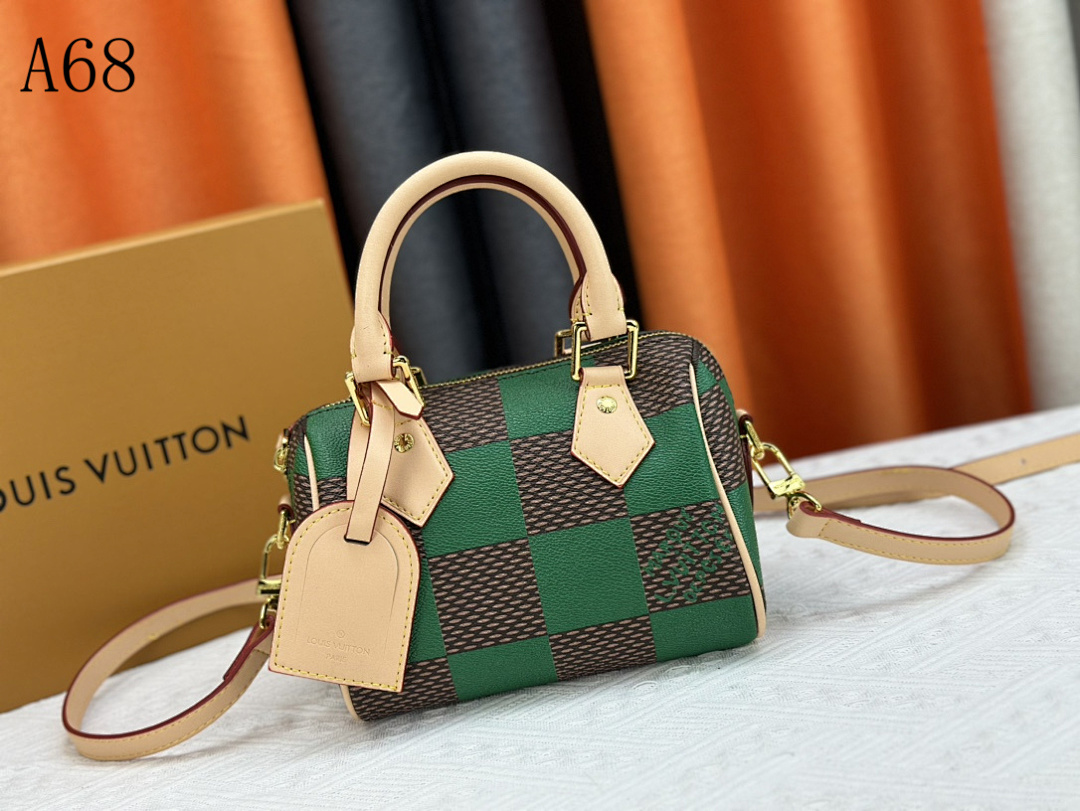 LVutton A68 Damier Green Mini Bag #3984 1 LVutton A68 Damier Green Mini Bag #3984