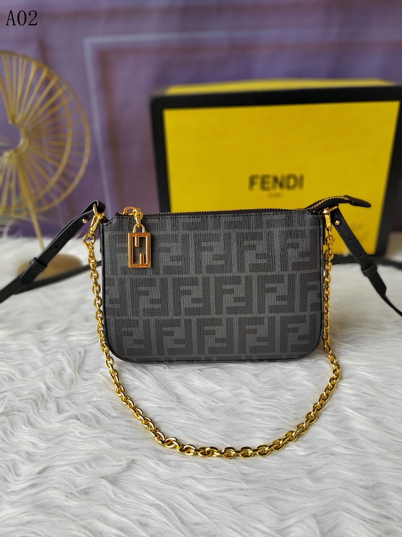 FENDII - Baguette Mini Crossbody Bag #2313 1 FENDI – Baguette Mini Crossbody Bag #2313