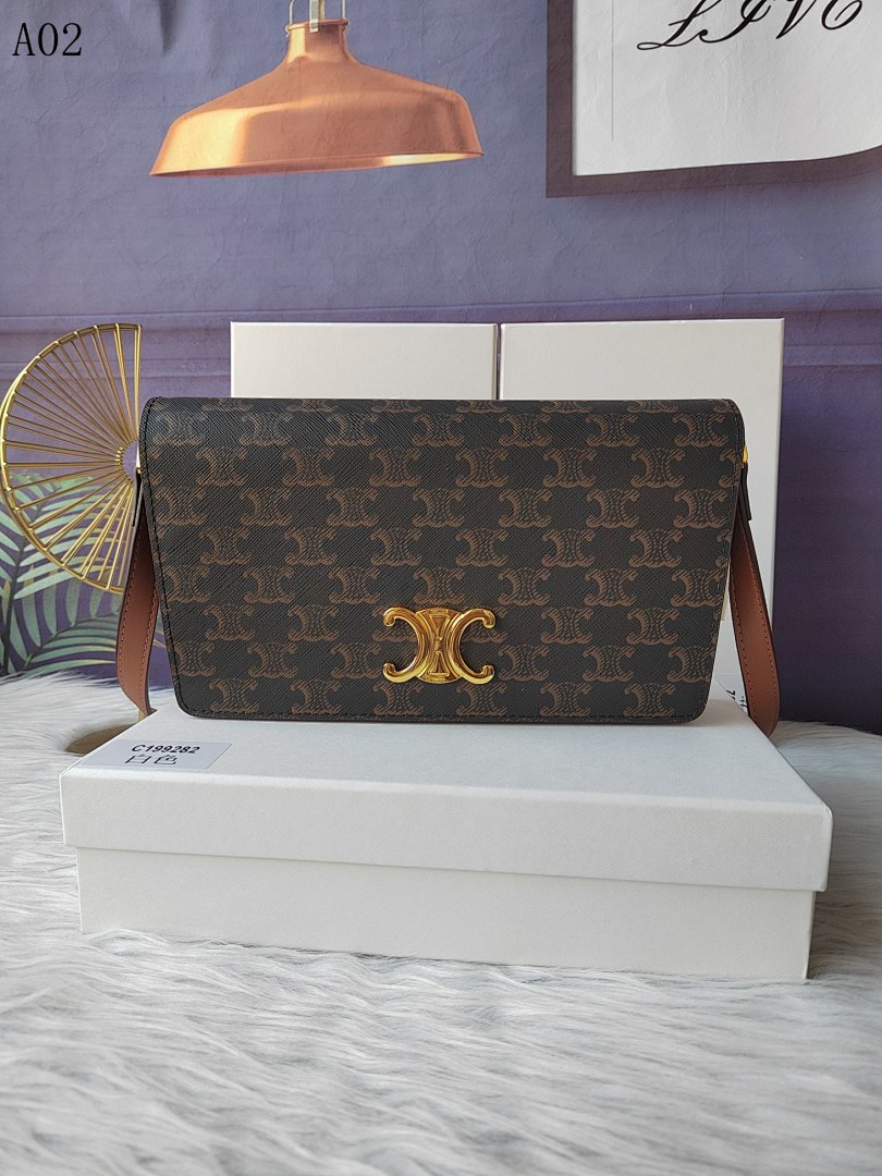 C3linee + Triomphe + Medium Shoulder Bag #1424