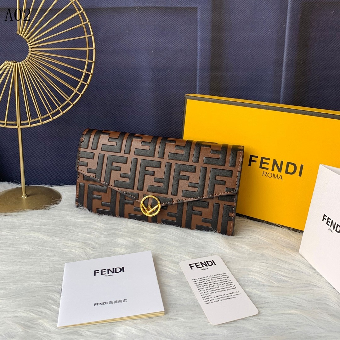 FENDI – FF Logo Clutch Bag #2416