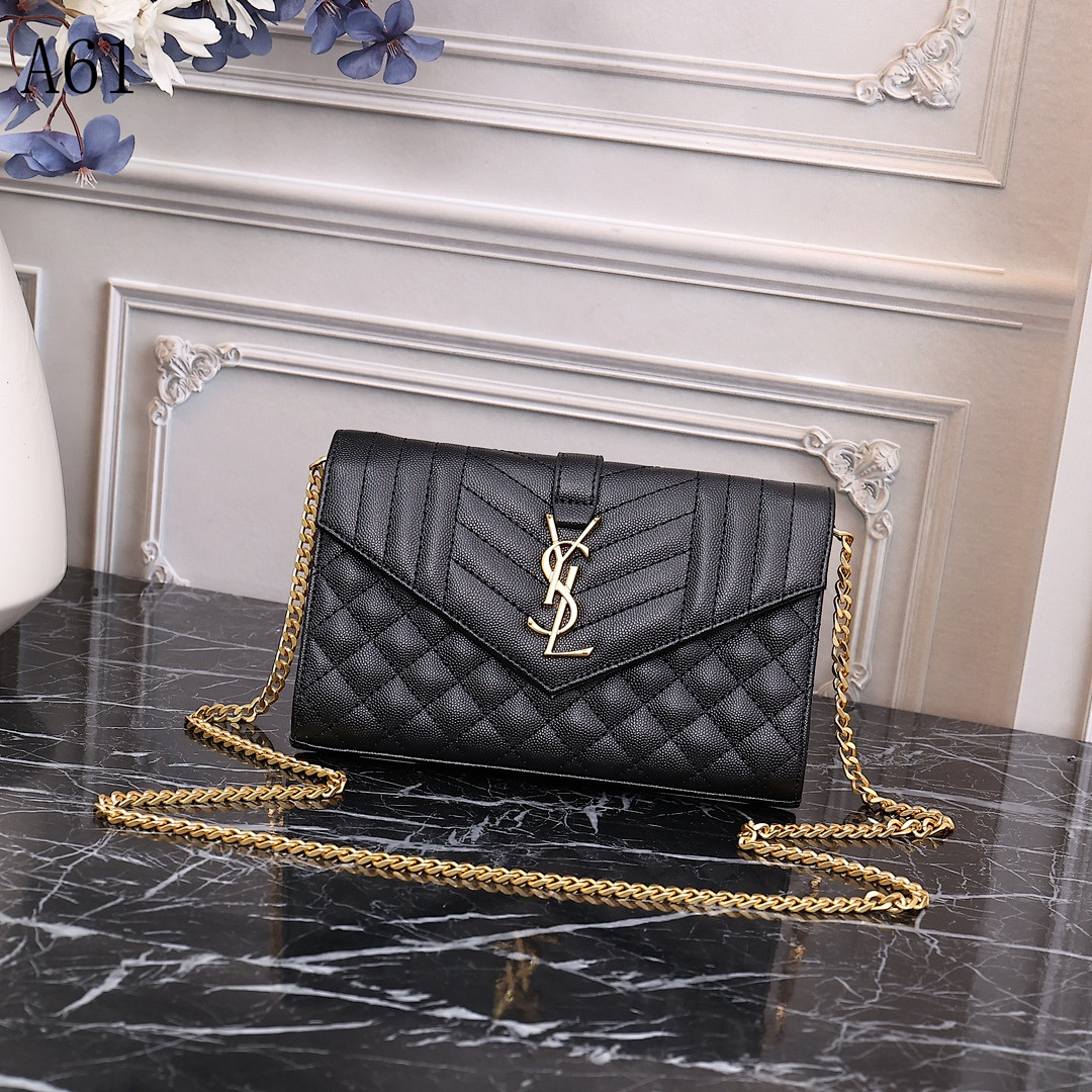 SntLaurent + A61 + Monogram Wallet on Chain #5039