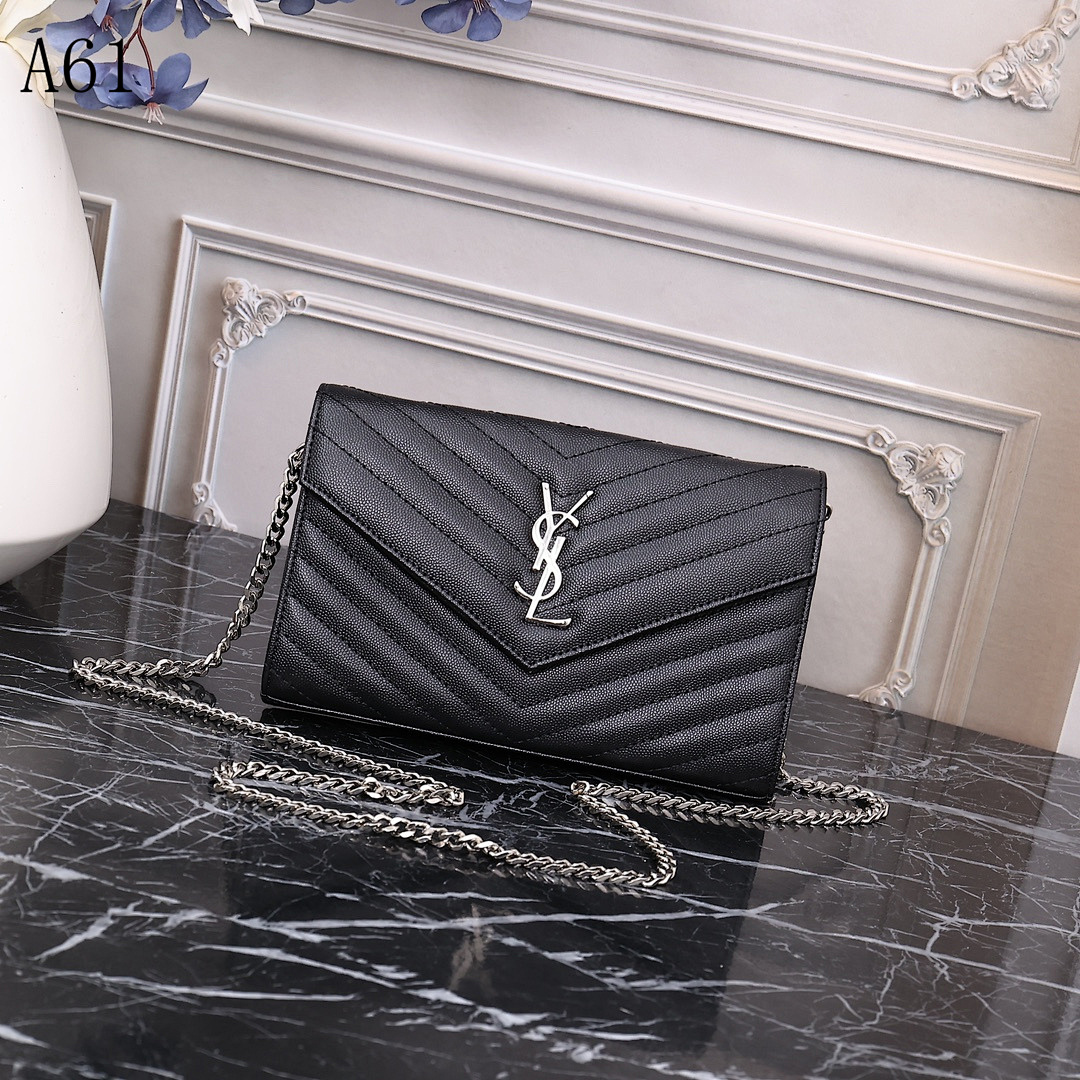 SntLaurent + A61 + Monogram Wallet on Chain #5133