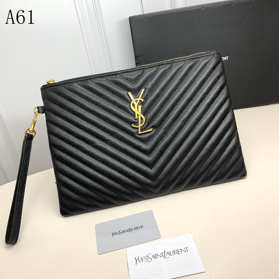 Yves SntLaurent + A61 + Monogram Clutch #5047 1 Yves SntLaurent + A61 + Monogram Clutch #5047