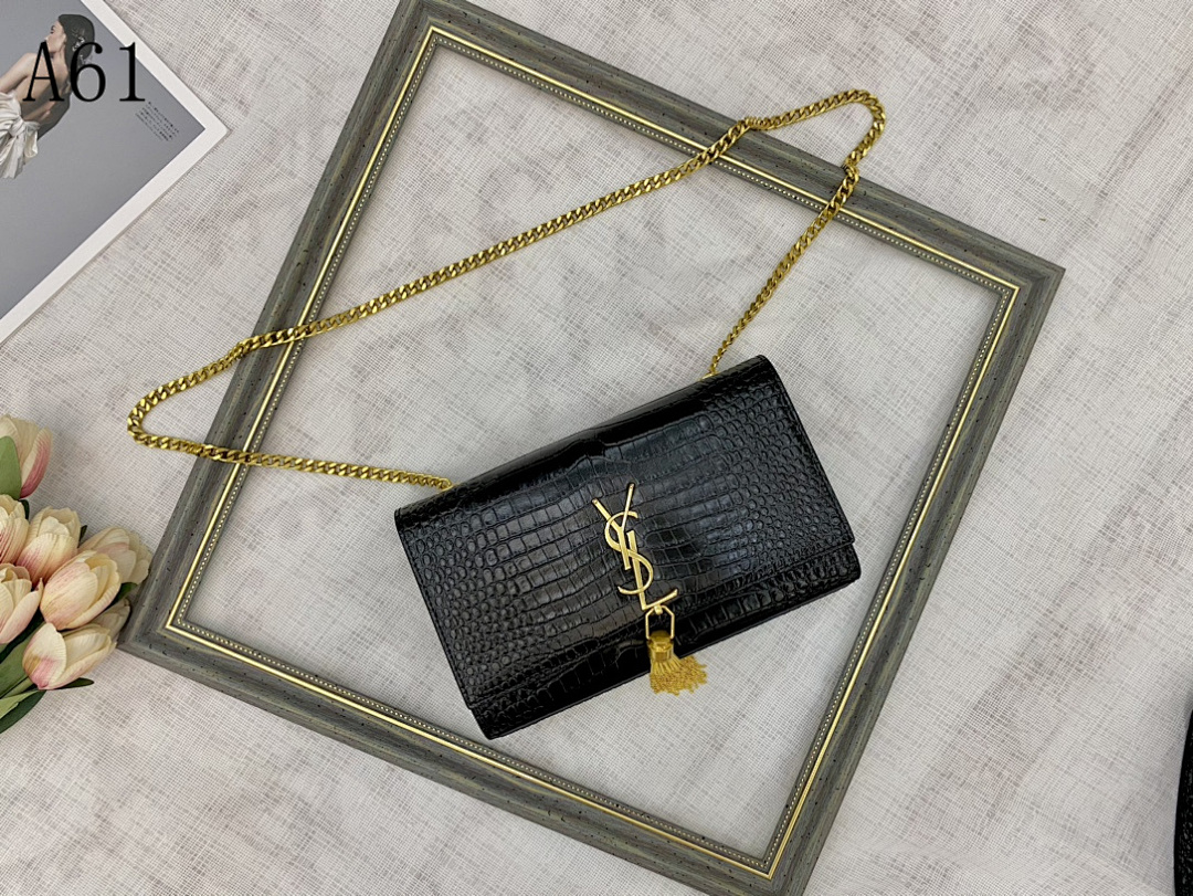 SntLaurent A61 Monogram Chain Bag #4993 1 SntLaurent A61 Monogram Chain Bag #4993