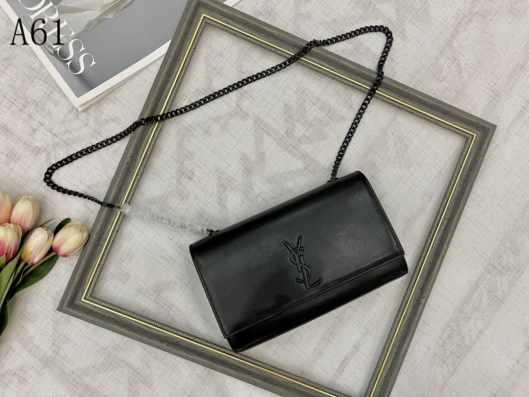 SntLaurent A61 Monogram Wallet on Chain #5095