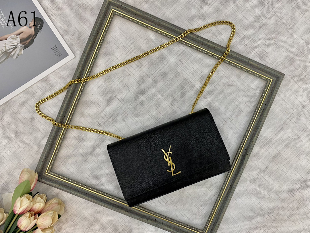 SntLaurent A61 Monogram Wallet on Chain #5088