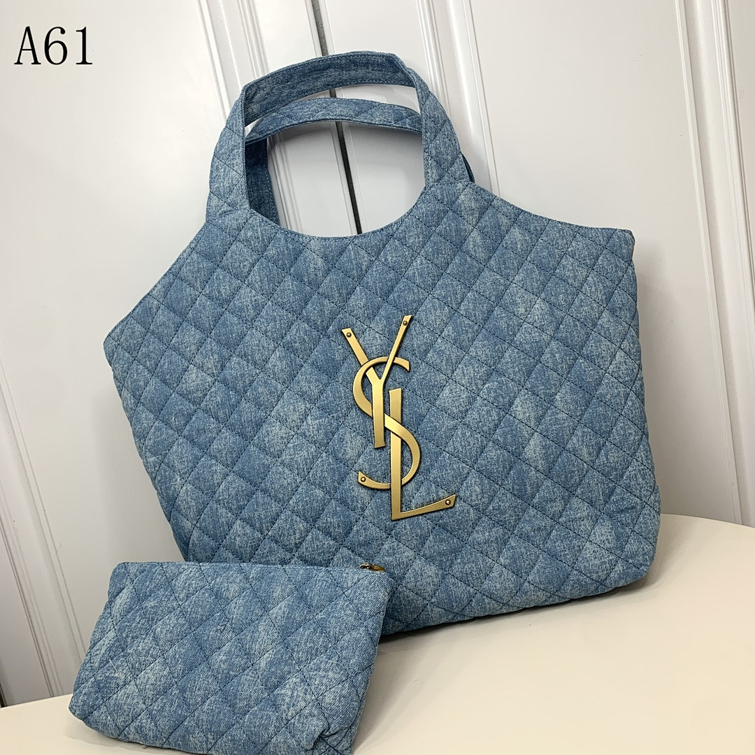 SntLaurent A61 Monogram Tote Bag #4979