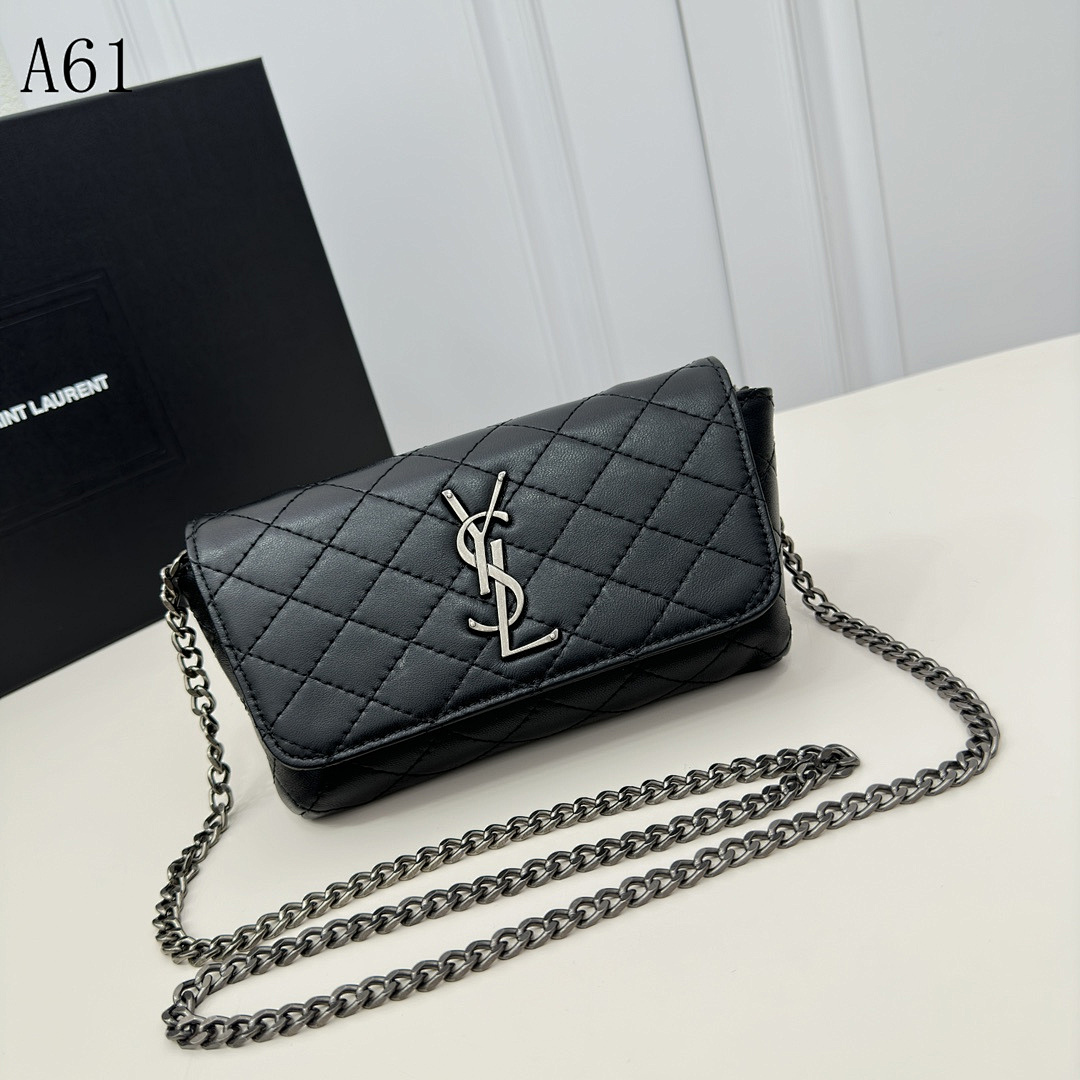 SntLaurent + A61 + Monogram Chain Wallet #5058