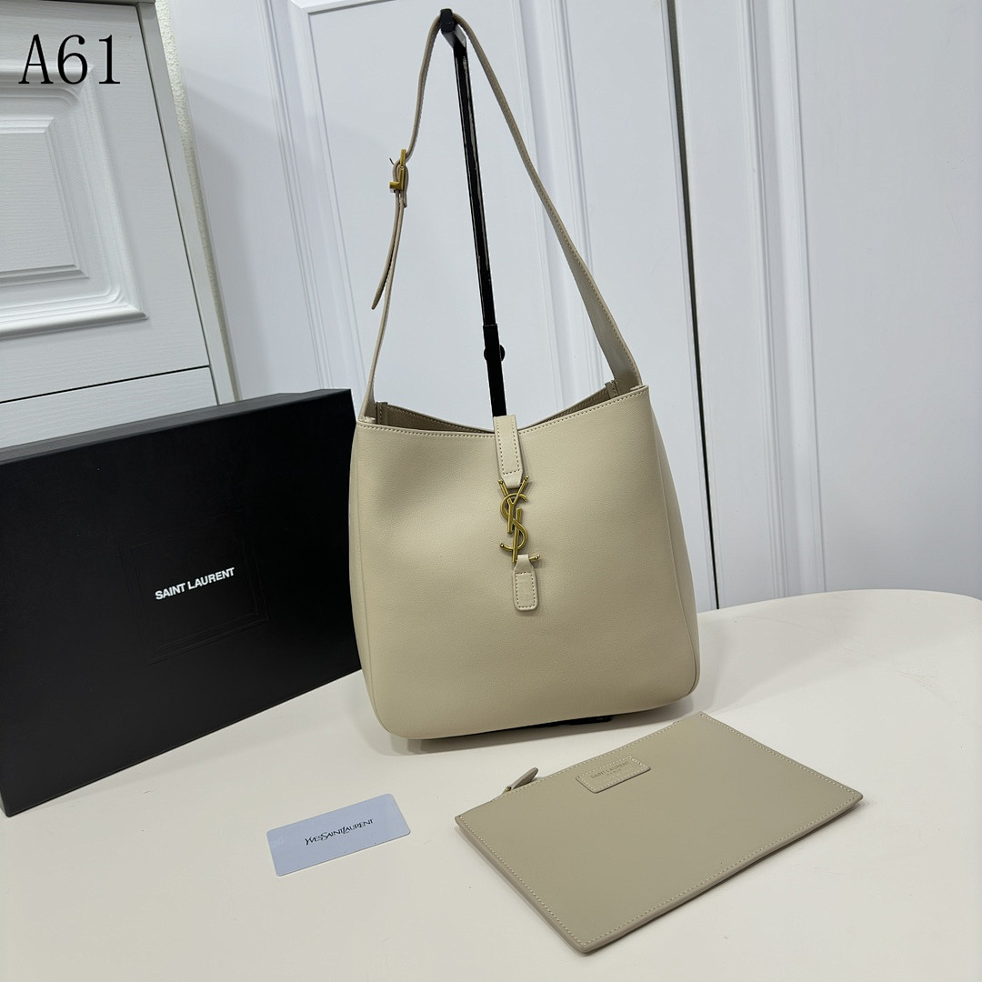 SntLaurent Medium YSL Monogram Bucket Bag #3414