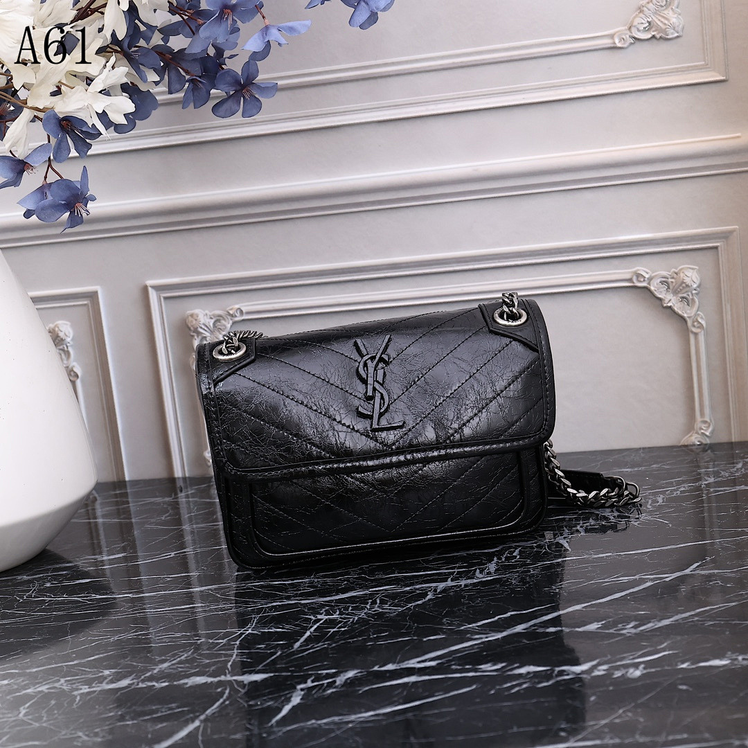 SntLaurent + Medium Monogramme + Crossbody Bag #1064 1 SntLaurent + Medium Monogramme + Crossbody Bag #1064