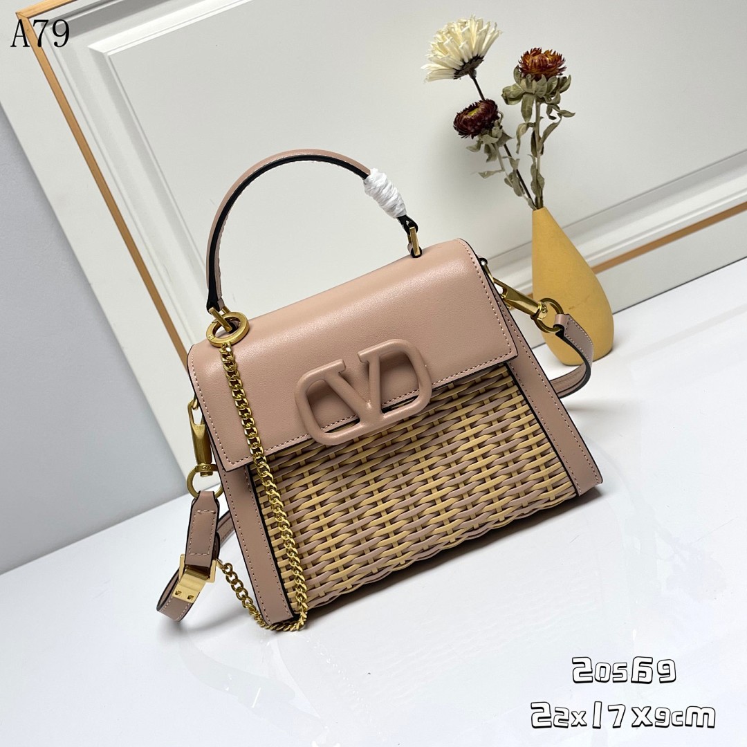 Valentiino + A79 + VLogo Woven Bag #5388