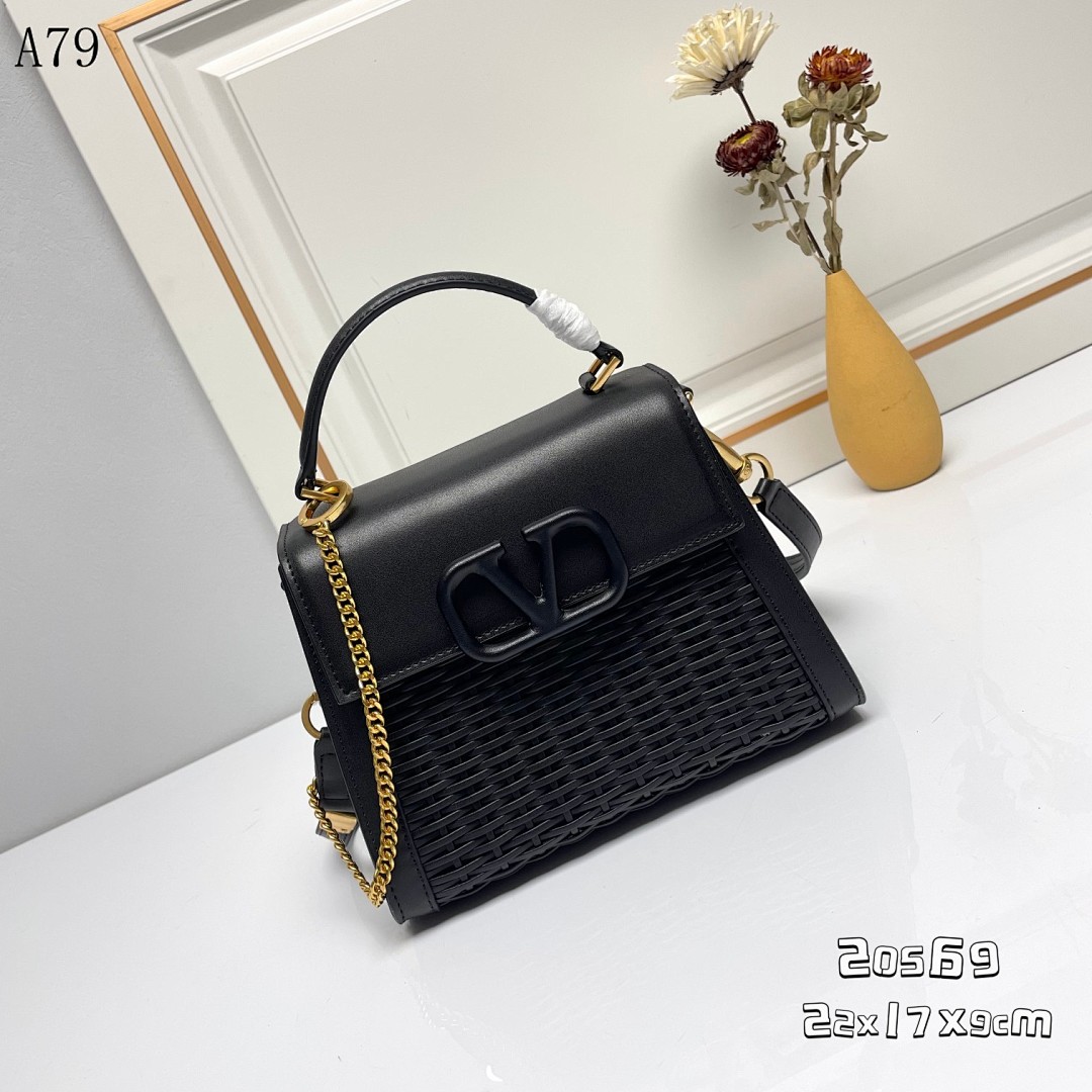 Valentiino + A79 + VLogo Woven Bag #5298