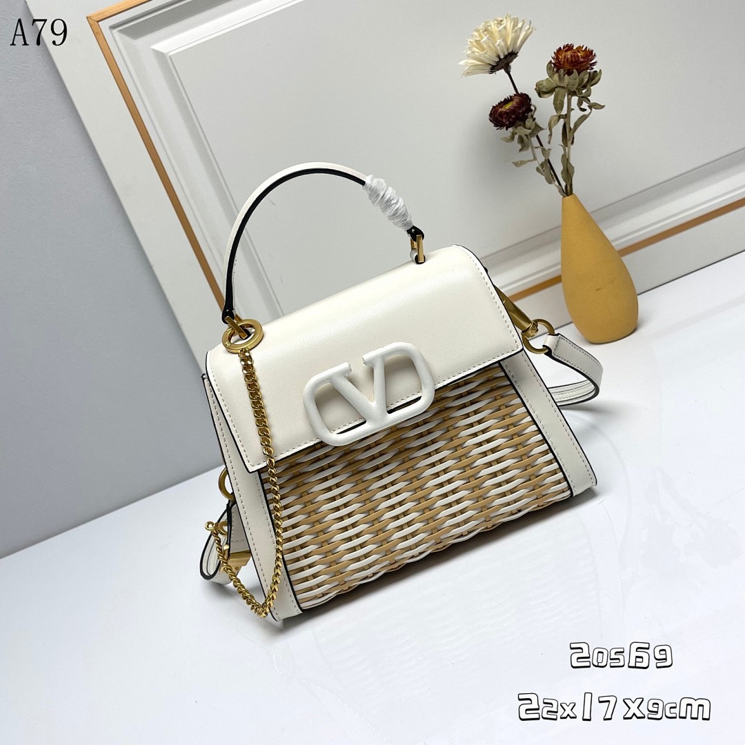 Valentiino + A79 + VLogo Woven Bag #5385