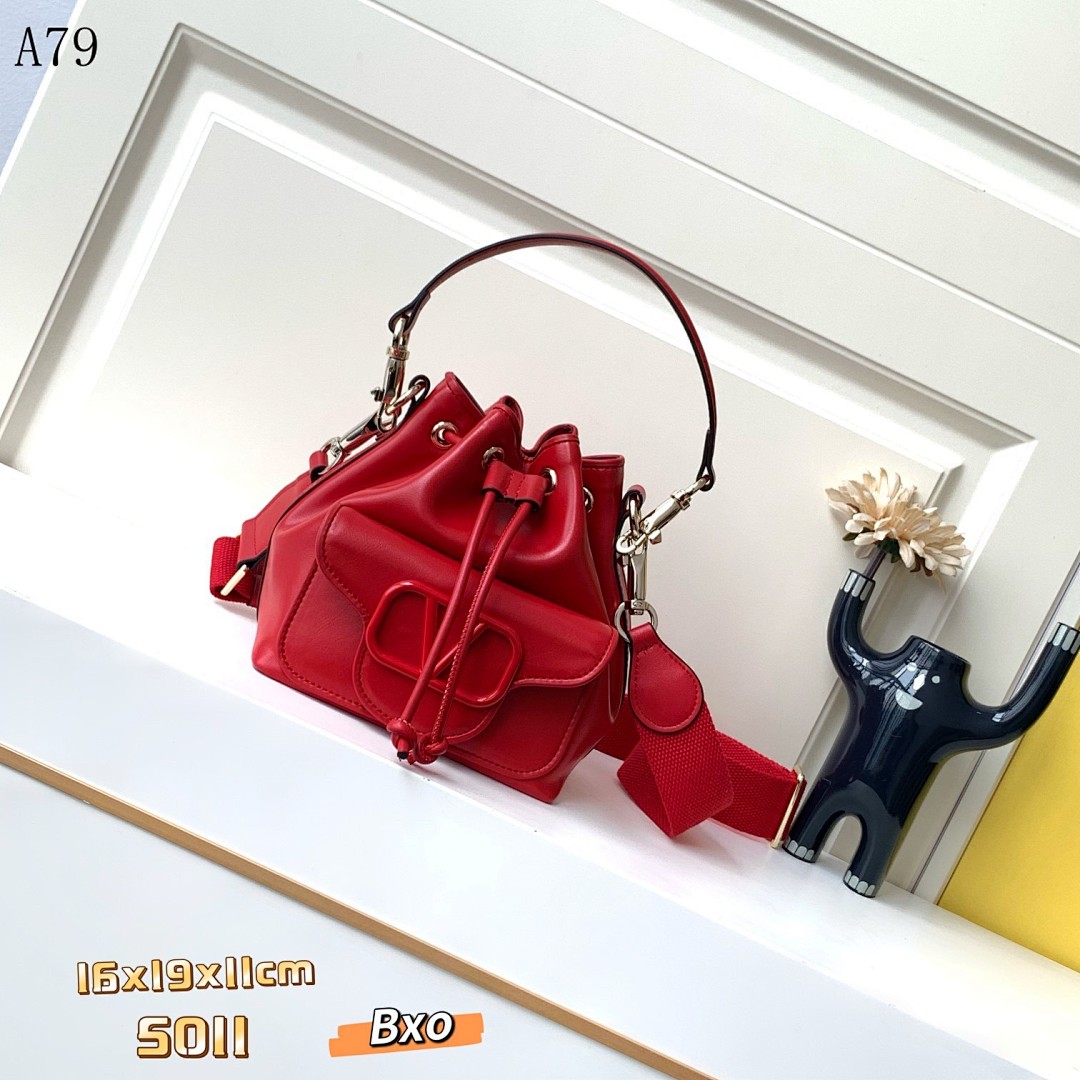 Bxo A79 Red Bucket Bag #5324