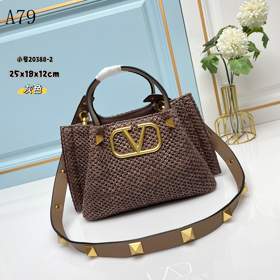 Valentiino + A79 + VLogo Woven Tote #5168